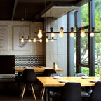 Chandelier | Vintage Industrial Metal Frame & LED Compatible | 6/8/10 Lights