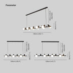 Chandelier | Vintage Industrial Metal Frame & LED Compatible | 6/8/10 Lights