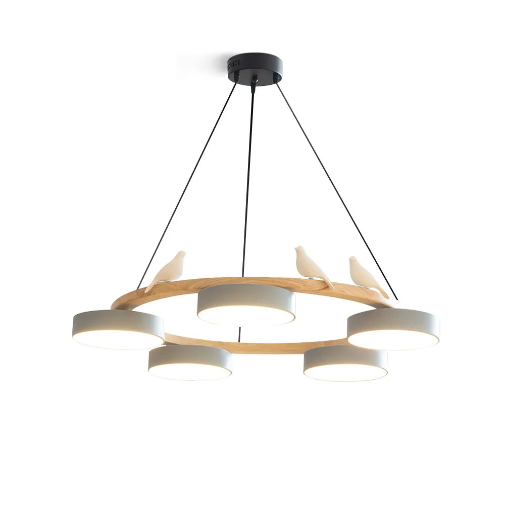 Chandelier with Bird Design