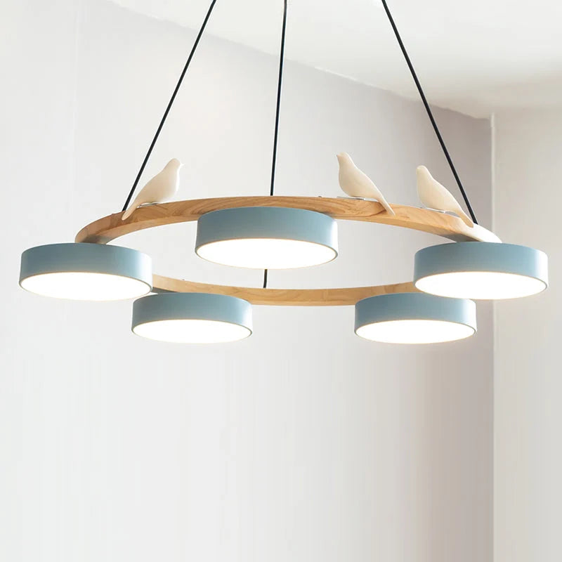 Chandelier with Bird Design