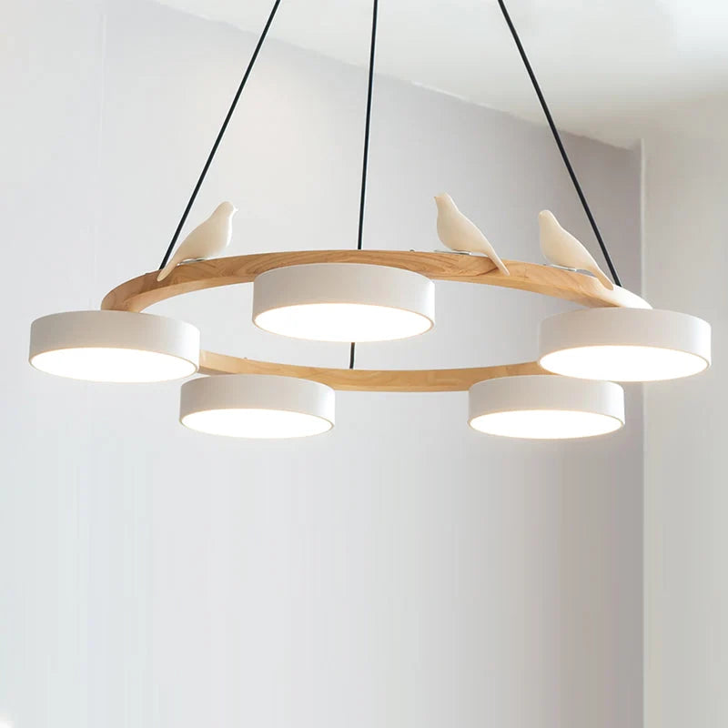 Chandelier with Bird Design