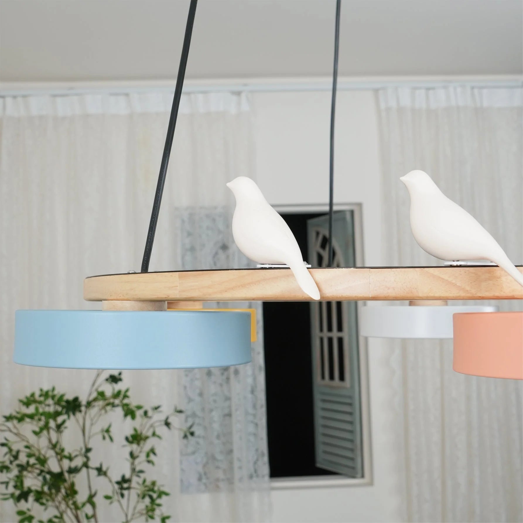 Chandelier with Bird Design