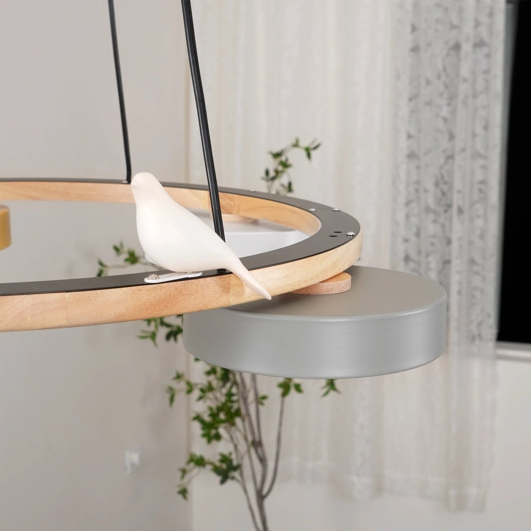 Chandelier with Bird Design