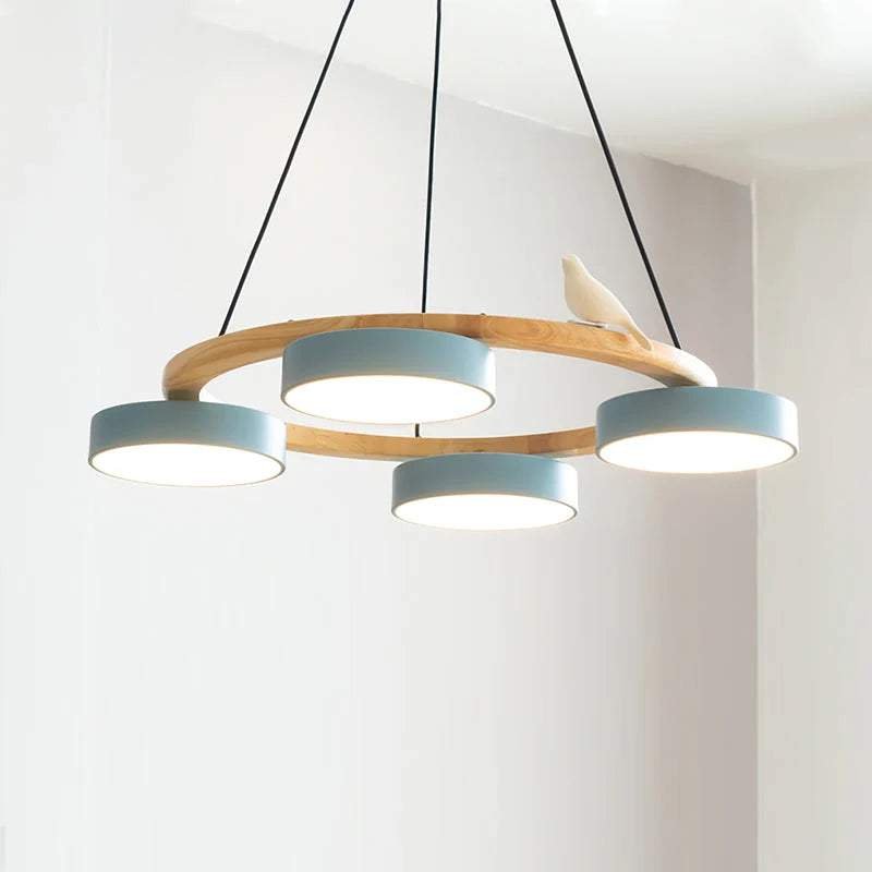 Chandelier with Bird Design
