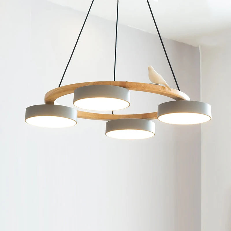 Chandelier with Bird Design