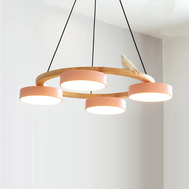Chandelier with Bird Design