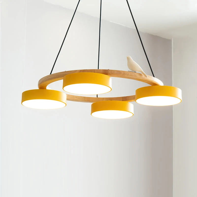 Chandelier with Bird Design