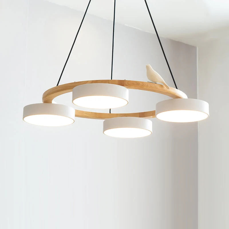 Chandelier with Bird Design