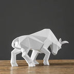 Charging Bull Figurine | Handmade & Eco-Friendly Resin