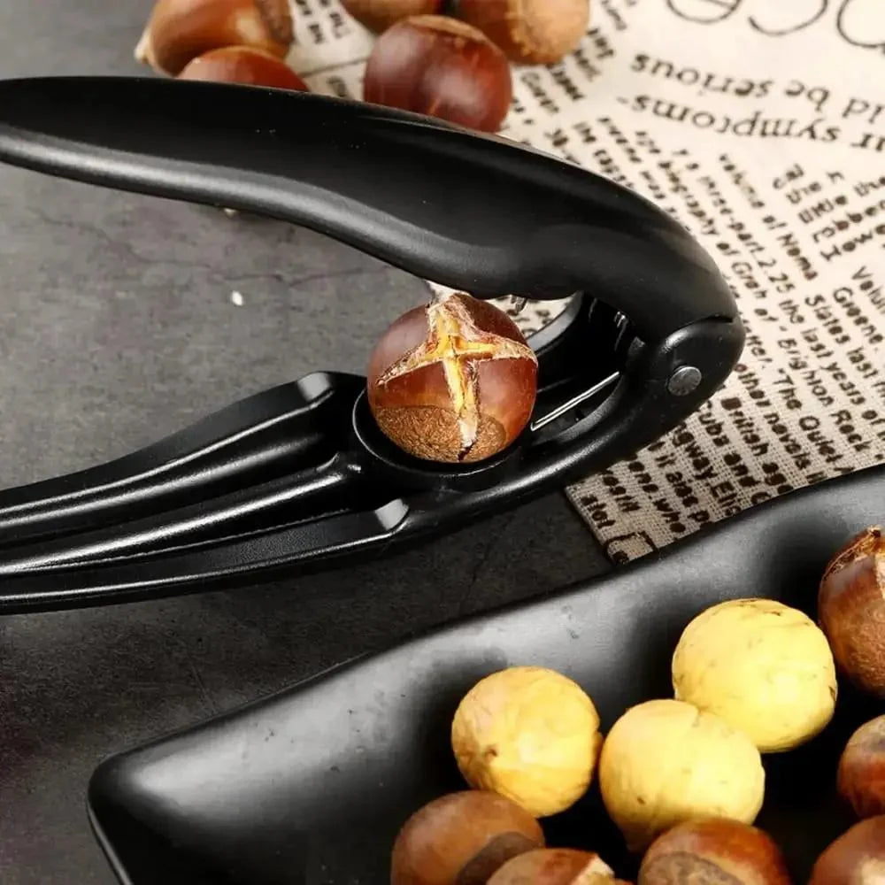 Chestnut Peeler | Ergonomic Non-Slip Zigzag Handle | Stainless Steel Blade