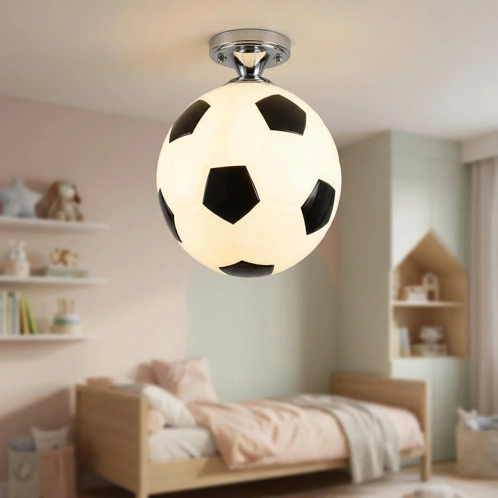 Children's Ceiling Light | Sports-Themed & Adjustable Suspension