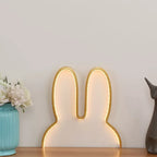 Children's Night Light | Bunny-Ear Design & Soft LED | Freestanding & Wall-Mountable