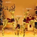 Christmas Light Display | Plug-In LED Elk Silhouette | Indoor & Outdoor