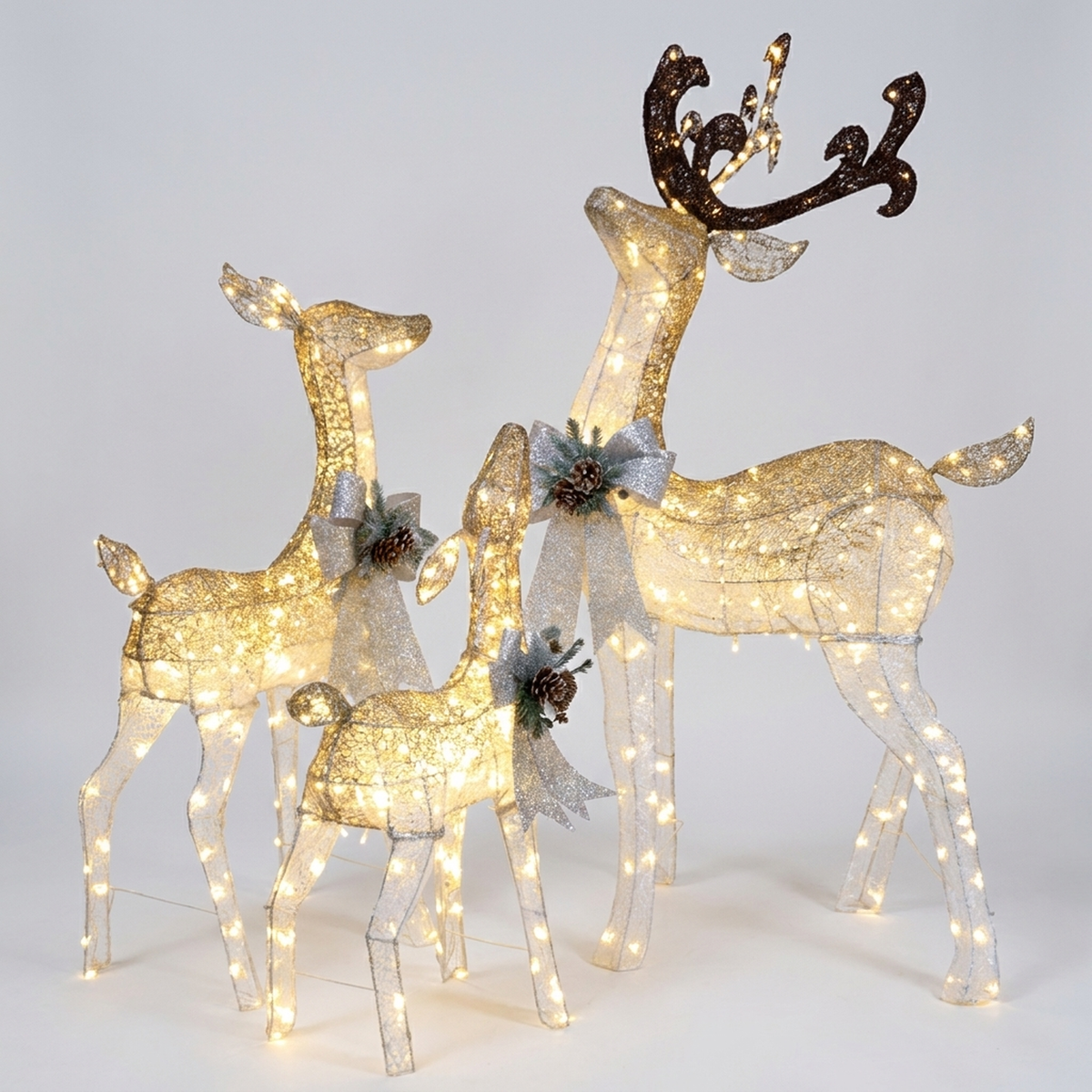 Christmas Light Display | Plug-In LED Elk Silhouette | Indoor & Outdoor