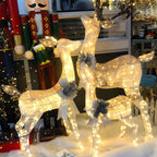Christmas Light Display | Plug-In LED Elk Silhouette | Indoor & Outdoor