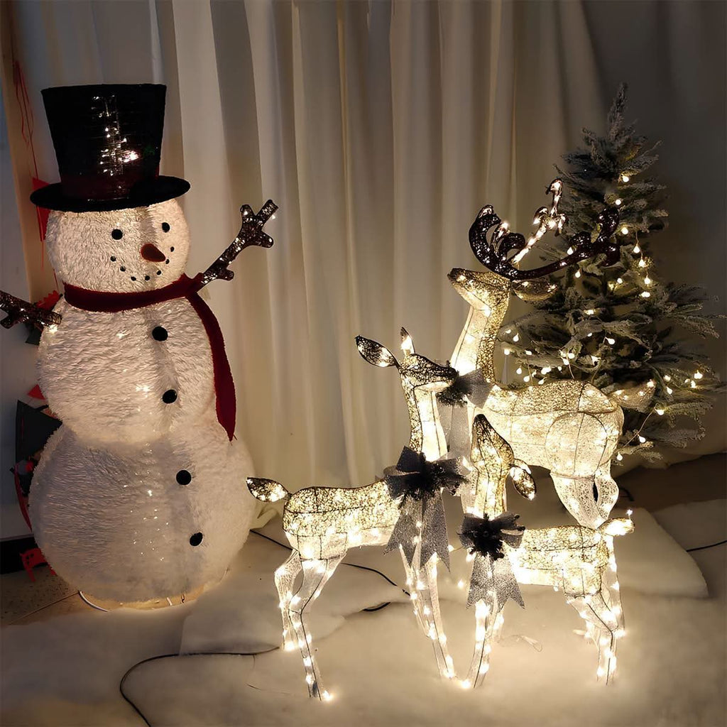 Christmas Light Display | Plug-In LED Elk Silhouette | Indoor & Outdoor
