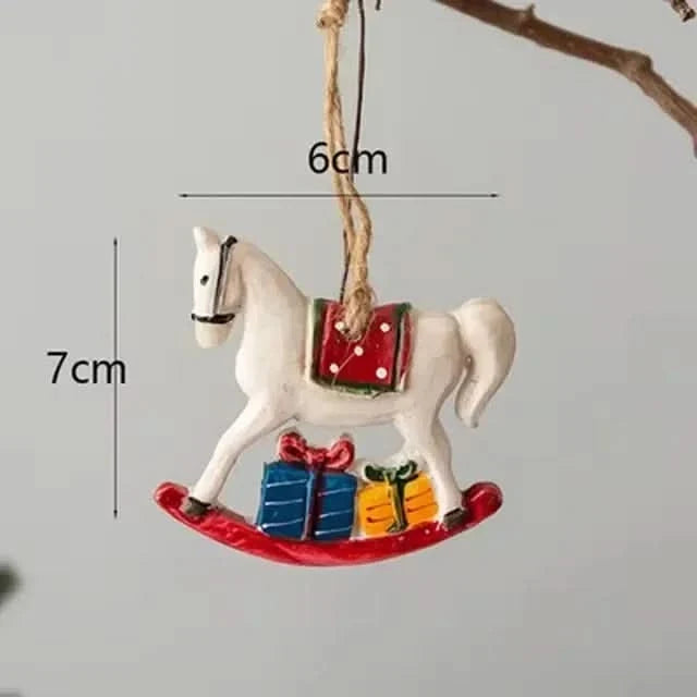 Christmas Stocking | Reindeer & Tree Motifs & Soft Fabric