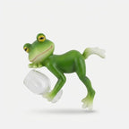 Climbing Frog Figurine | Hand-Painted & Weather-Resistant Resin