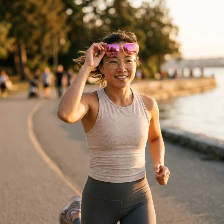 Clip-On Sunglasses | Polarized UV400 & Lightweight TR90 Frame | For Glasses Wearers