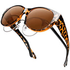 Clip-On Sunglasses | Polarized UV400 & Lightweight TR90 Frame | For Glasses Wearers