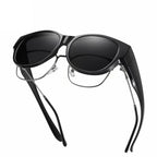 Clip-On Sunglasses | Polarized UV400 & Lightweight TR90 Frame | For Glasses Wearers