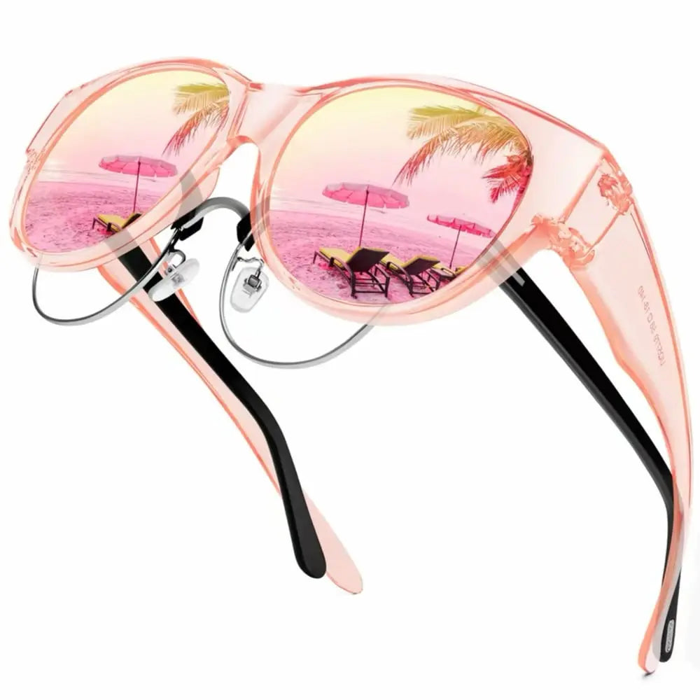 Clip-On Sunglasses | Polarized UV400 & Lightweight TR90 Frame | For Glasses Wearers