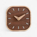 Clock | Silent Movement & Square Wood Frame