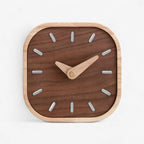 Clock | Silent Movement & Square Wood Frame