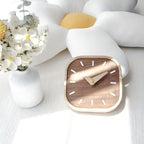 Clock | Silent Movement & Square Wood Frame
