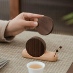Coaster Set | Walnut Wood & Stackable