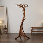 Coat Stand | Hand-Carved Floral Art Nouveau Solid Wood