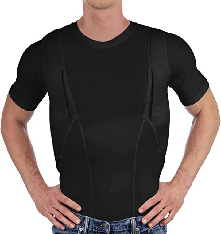 Concealed Carry T-Shirt | Dual Inside Holsters & Moisture-Wicking