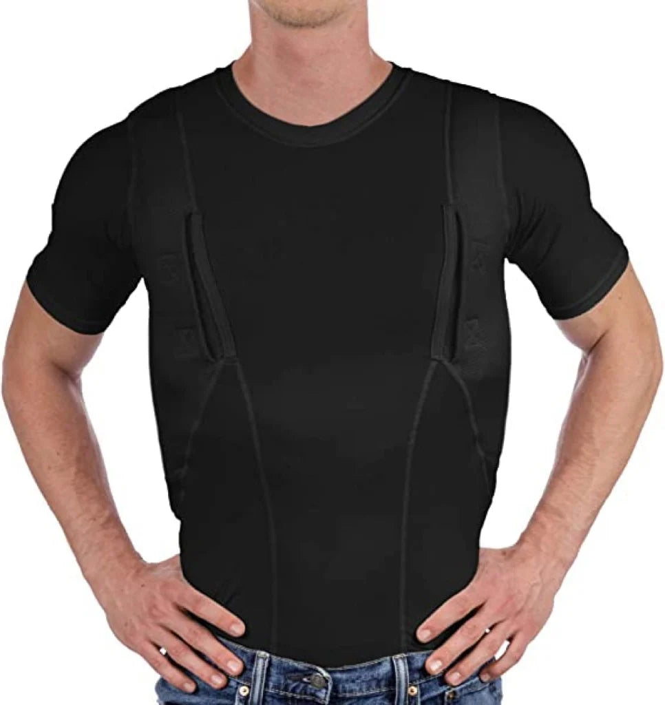 Concealed Carry T-Shirt | Dual Inside Holsters & Moisture-Wicking