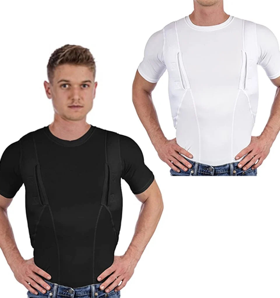 Concealed Carry T-Shirt | Dual Inside Holsters & Moisture-Wicking