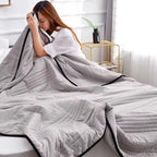Cooling Blanket | Instant Cooling & Moisture-Wicking Hypoallergenic