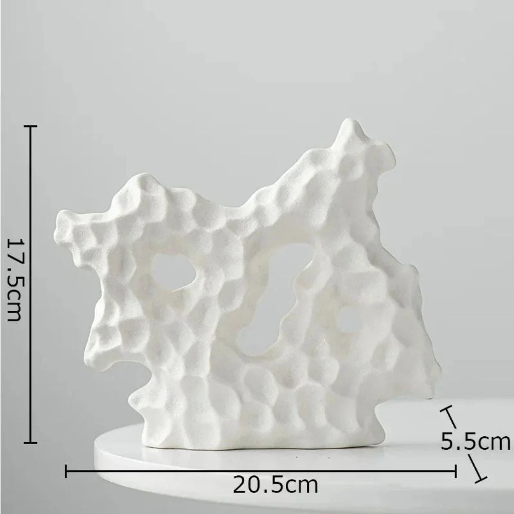 Coral Sculpture | High-Quality Ceramic & Organic Design | Tabletop Accent