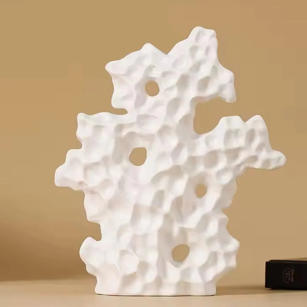 Coral Sculpture | High-Quality Ceramic & Organic Design | Tabletop Accent