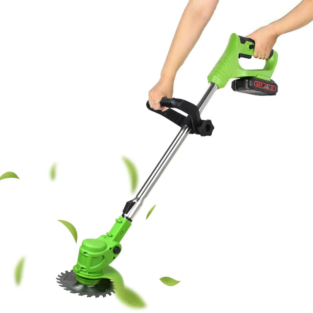 Cordless Grass Trimmer | 24V Motor & 6-Inch Blade