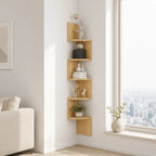 Corner Wall Shelf | Space-Saving Multi-Tier & Sturdy | 86 x 20 x 20 cm