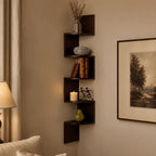 Corner Wall Shelf | Space-Saving Multi-Tier & Sturdy | 86 x 20 x 20 cm