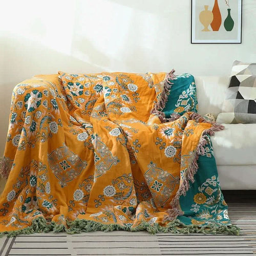 Cotton Boho Blanket
