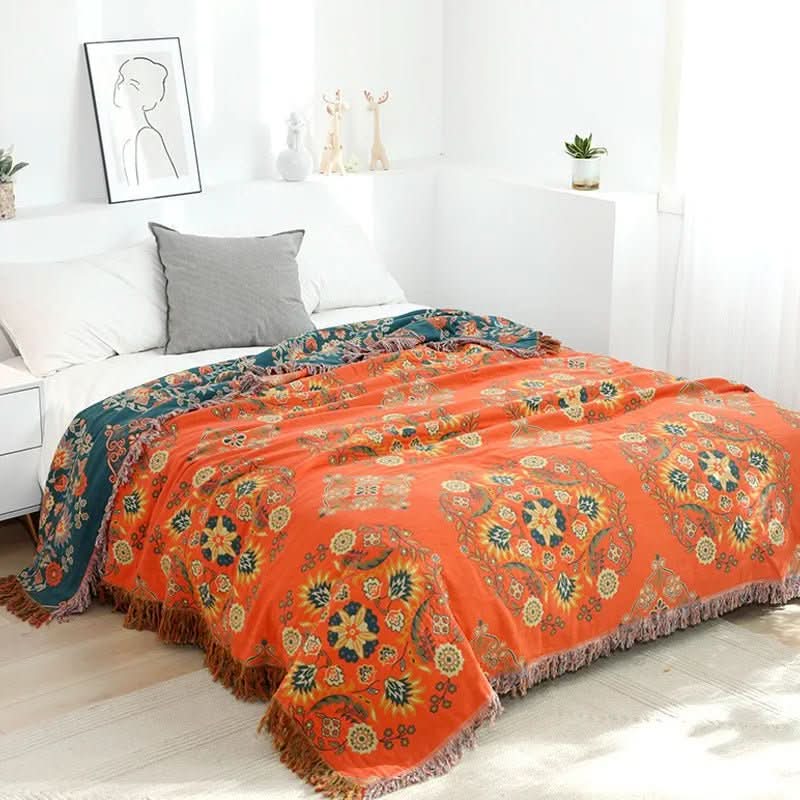 Cotton Boho Blanket