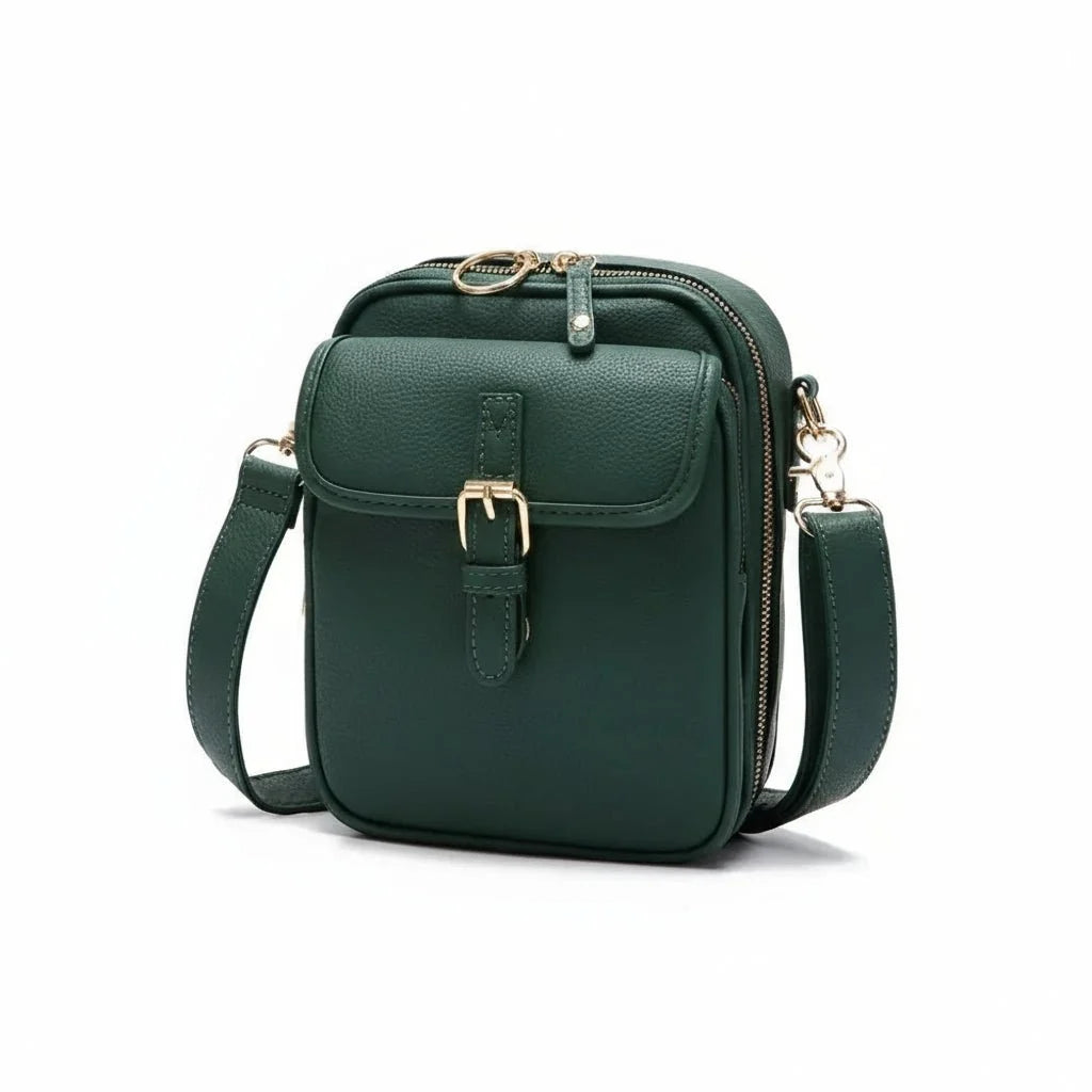 Crossbody Bag | Anti-Theft Zippers & Adjustable Strap