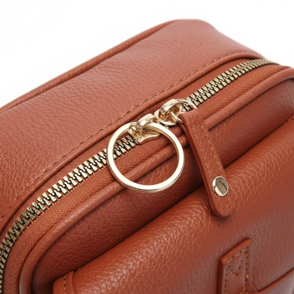 Crossbody Bag | Anti-Theft Zippers & Adjustable Strap