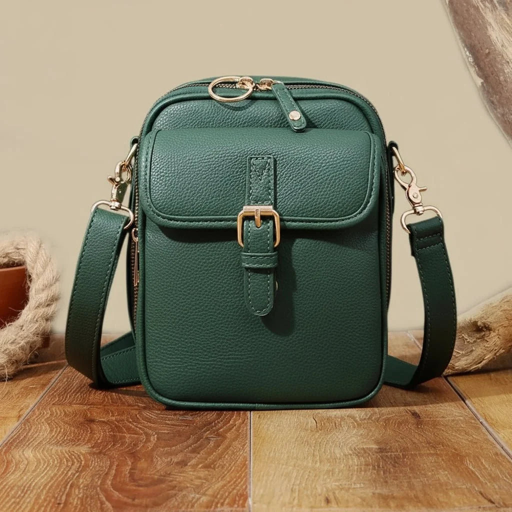 Crossbody Bag | Anti-Theft Zippers & Adjustable Strap