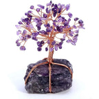 Crystal Ornament | Handmade Stones & Copper Wire | Tree Of Life