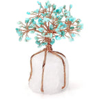 Crystal Ornament | Handmade Stones & Copper Wire | Tree Of Life