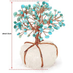 Crystal Ornament | Handmade Stones & Copper Wire | Tree Of Life