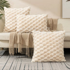 Cushion Cover | 3D Marshmallow Plush & Machine-Washable