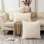 Cushion Cover | 3D Marshmallow Plush & Machine-Washable